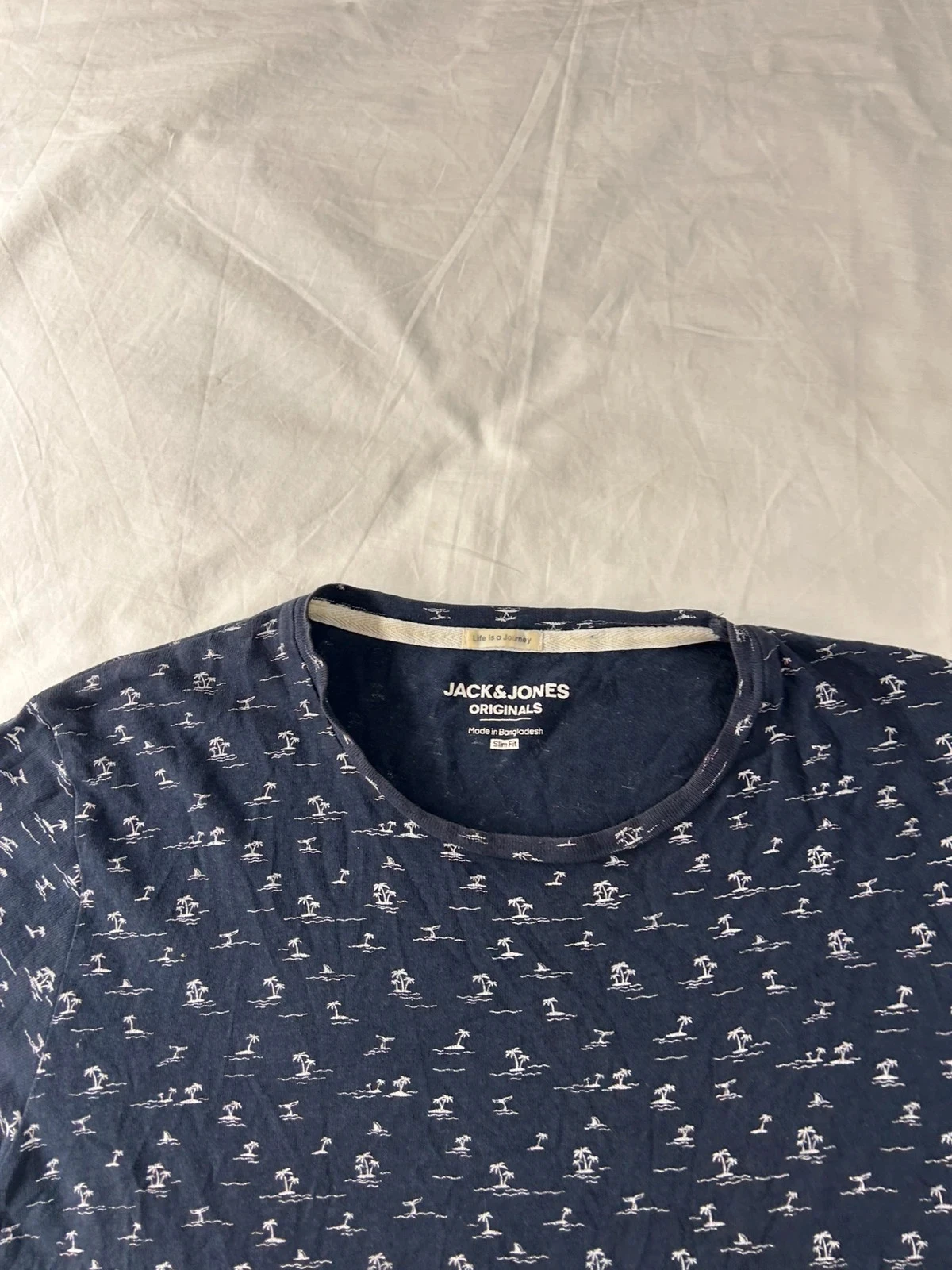 Camiseta con estampado Jack & Jones azul marino talla M – photo 3
